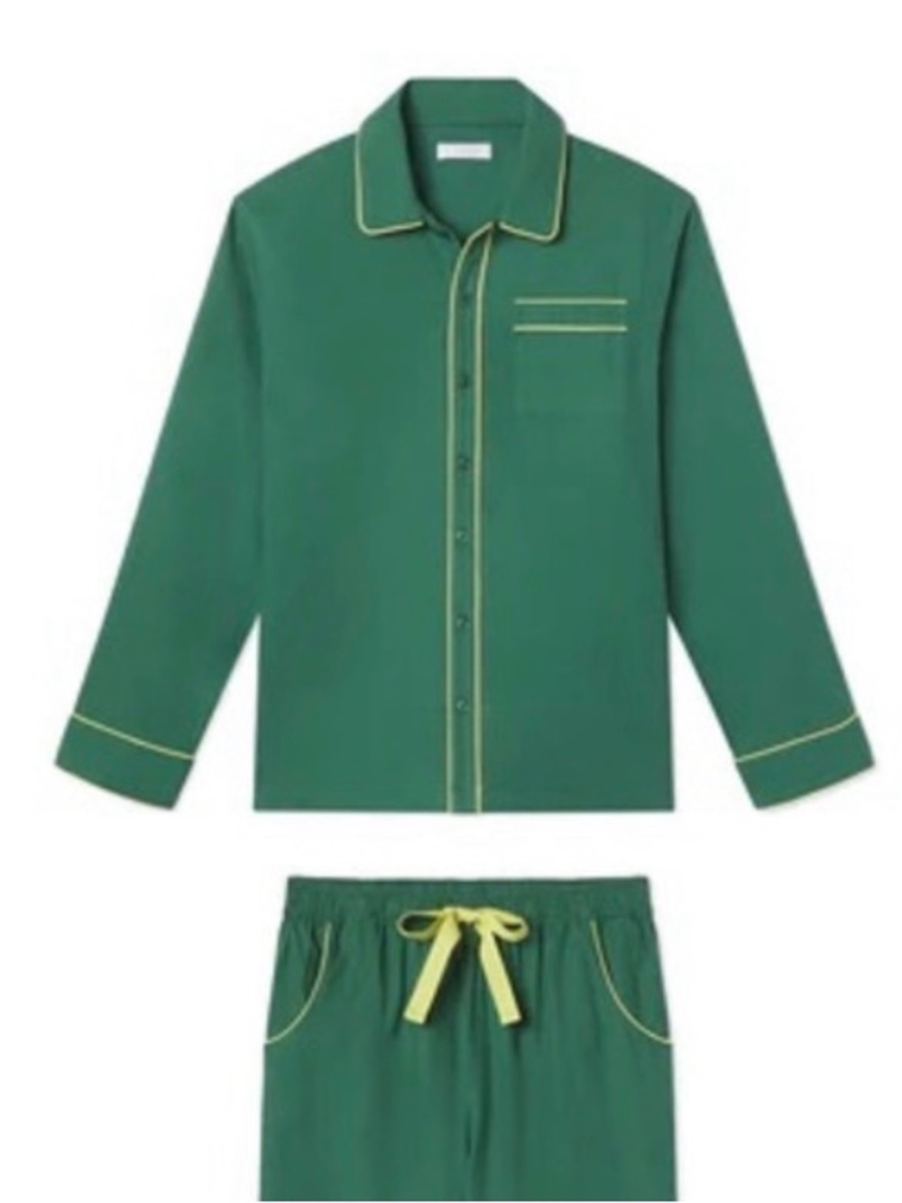 LAKE Flannel Pajama Top Green Men’s , size XXL